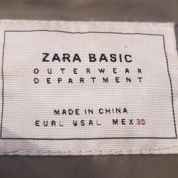 Zara Olive Green Trench Coat - Picture 5 of 5